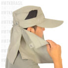 Boné Active Com Proteção Caqui