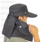 Boné Active Com Proteção Preto