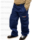 Calça Bermuda Amazon Kids Marinho