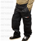 Calça Bermuda Amazon Kids Preta