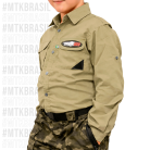 Camisa Sky Kids Caqui