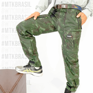 Calça Bermuda Amazon Camuflada Verde